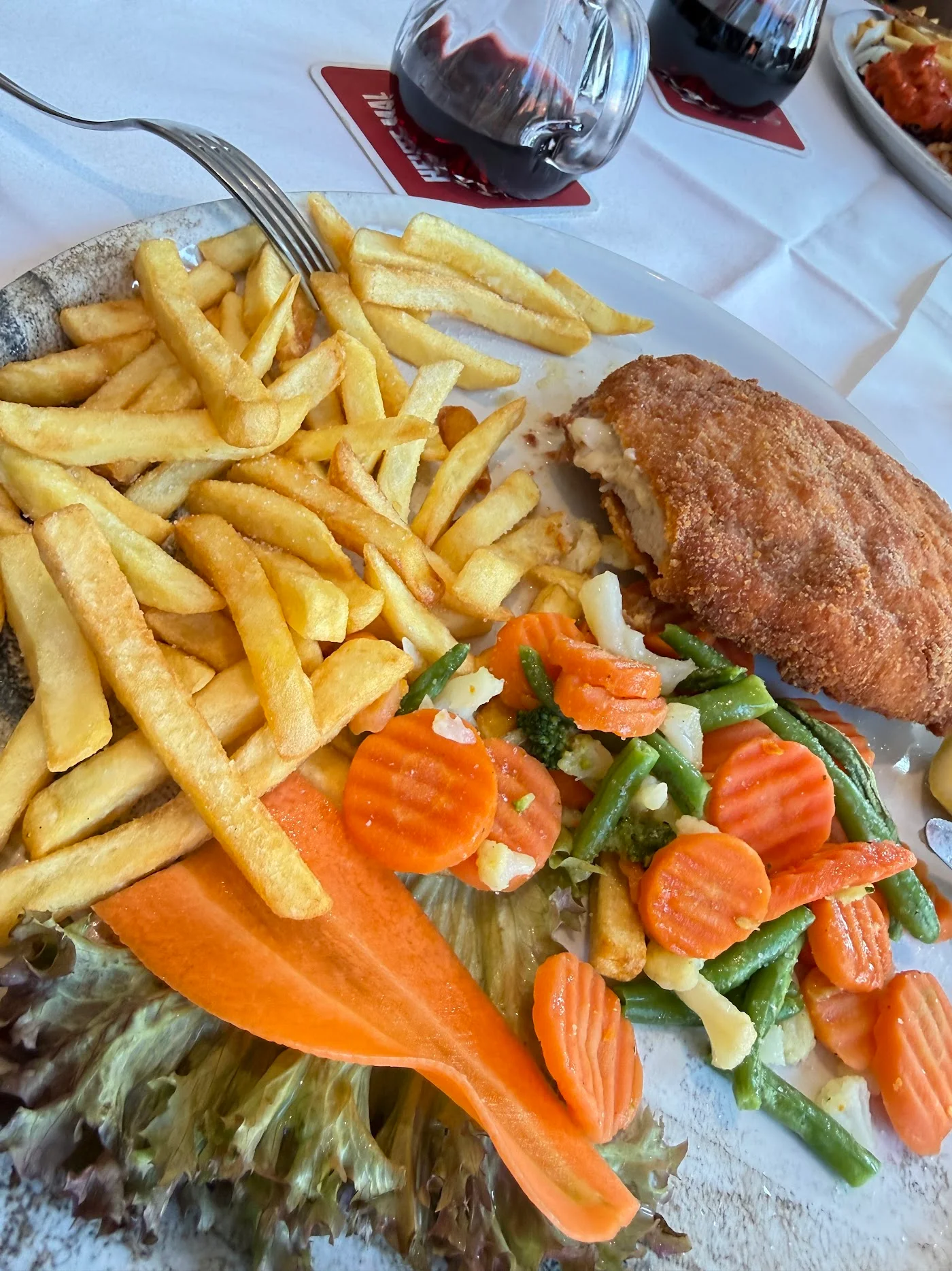 Schnitzel with Fries image