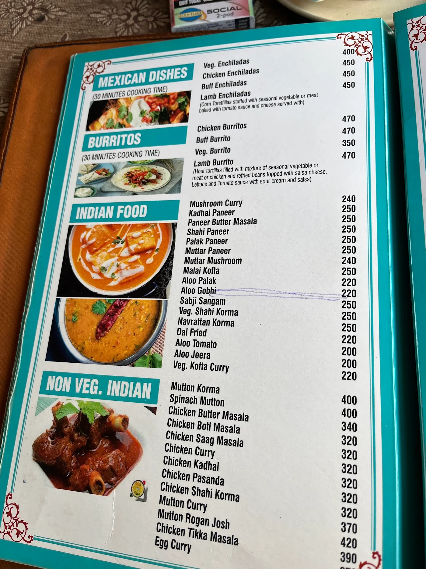 Chicken Saag with Roti image