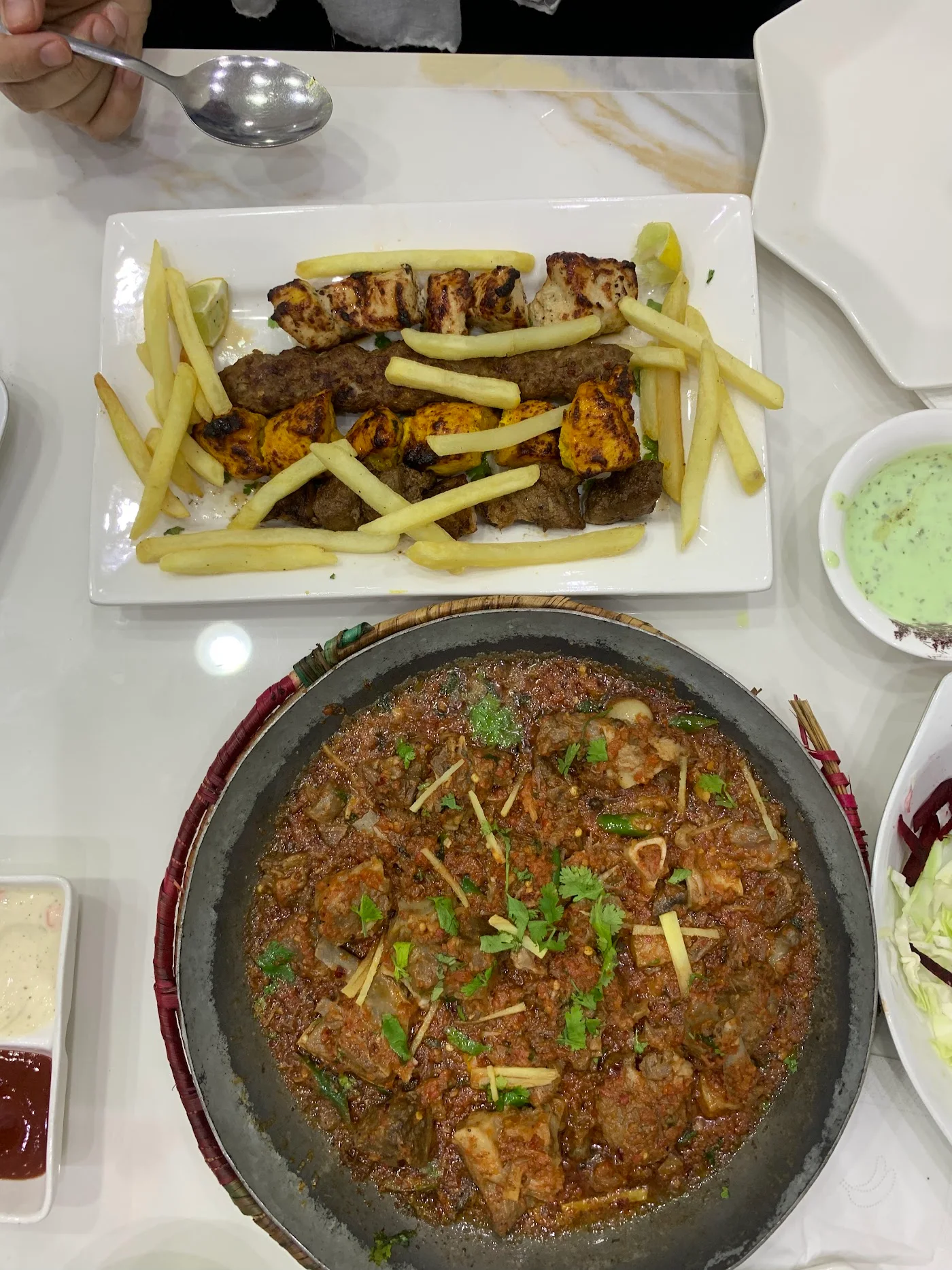 Lamb Kebab Platter image