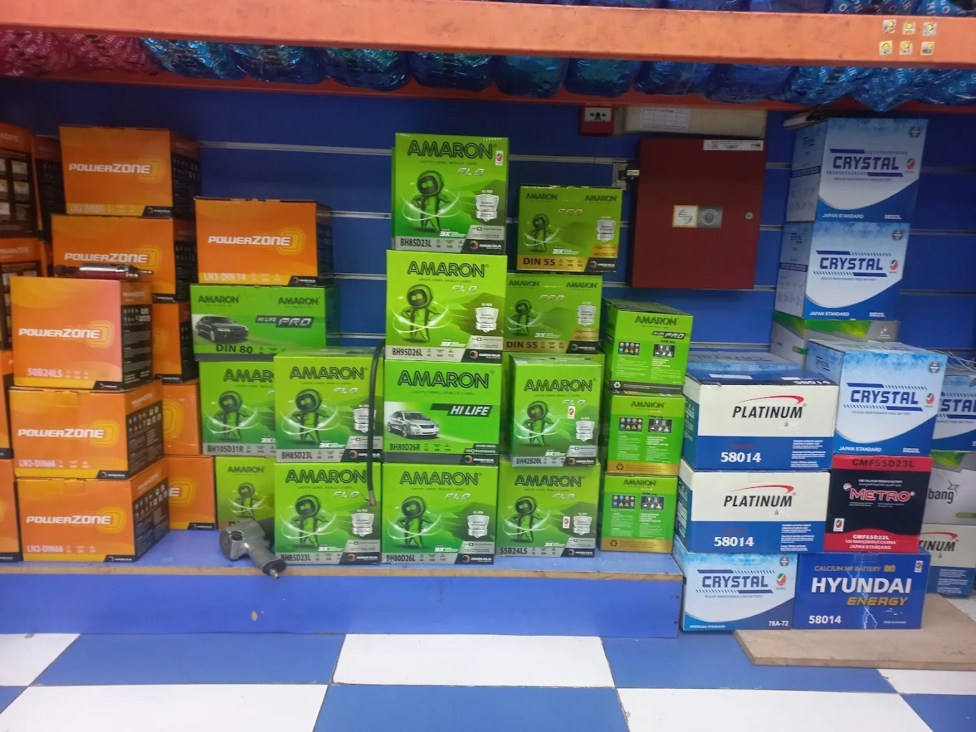 Automotive batteries image