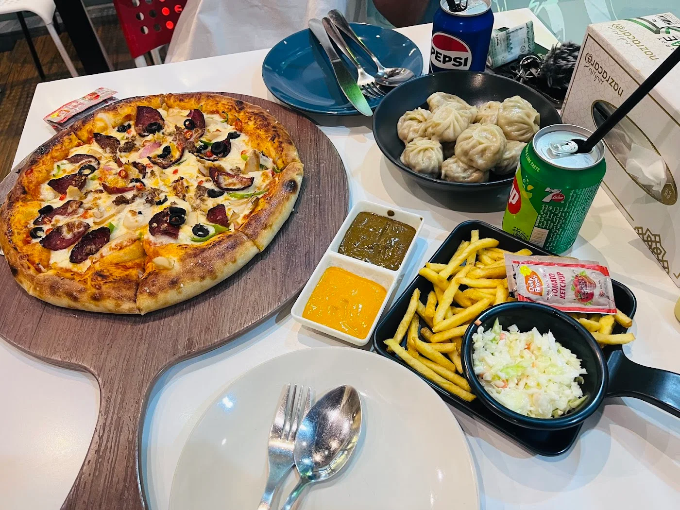 Family Combo (Pasta + Momos + Fries) image