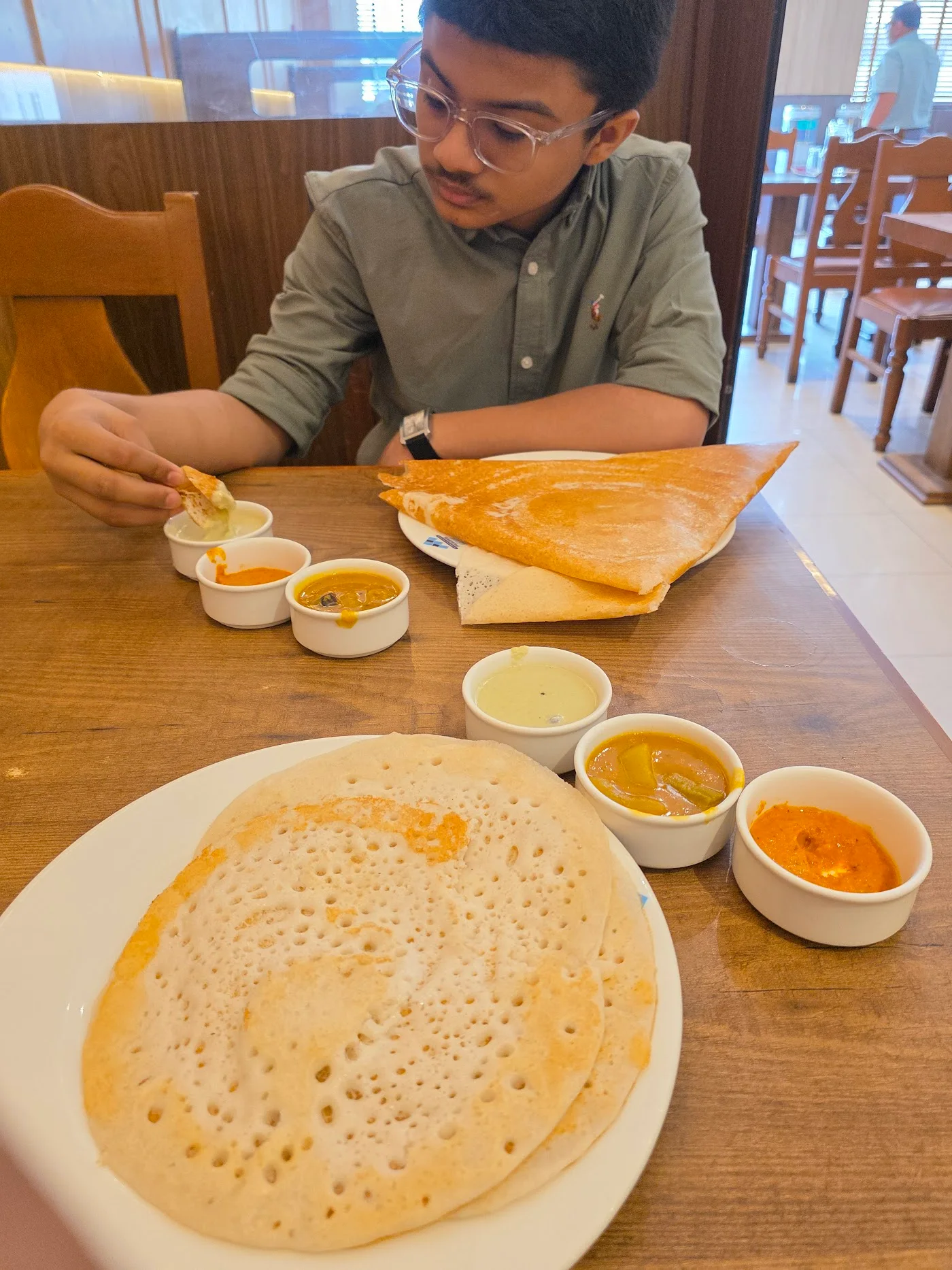 Malabari Parotta with Curry image
