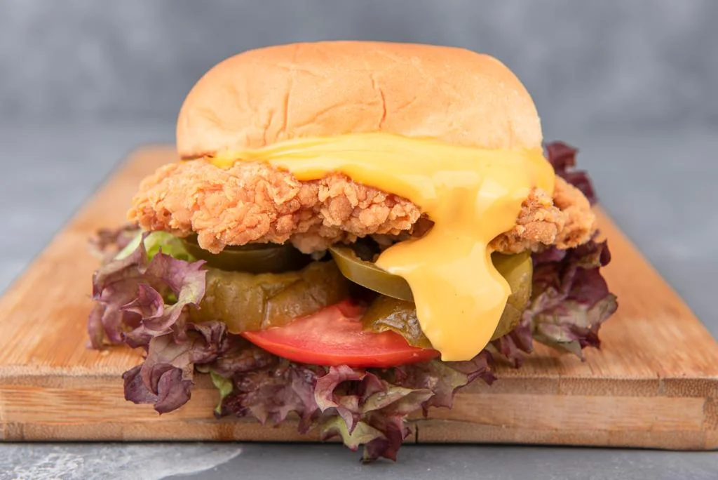 Beef Burger with Fries image
