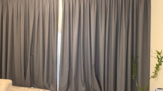 Hotel guest-room blackout installation image