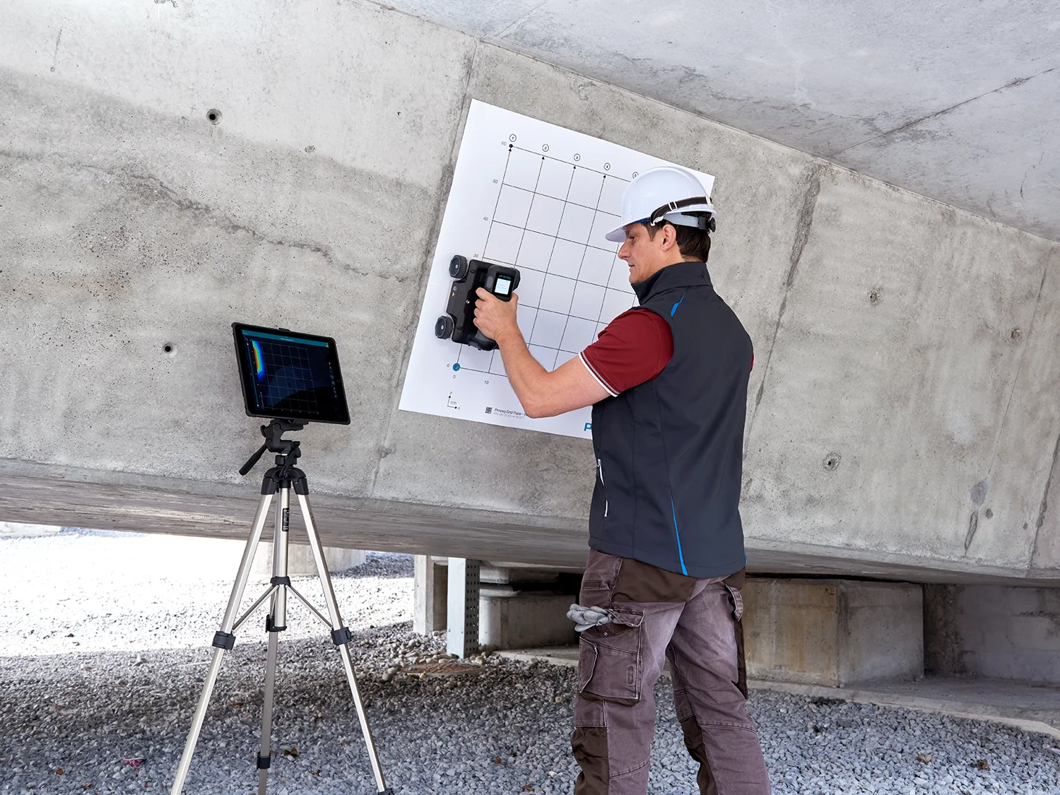 Concrete scanning (GPR) image