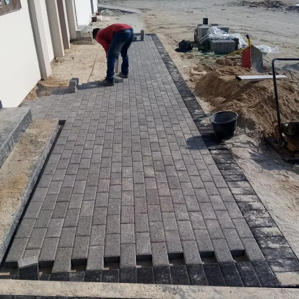 Interlock Paving Installation image