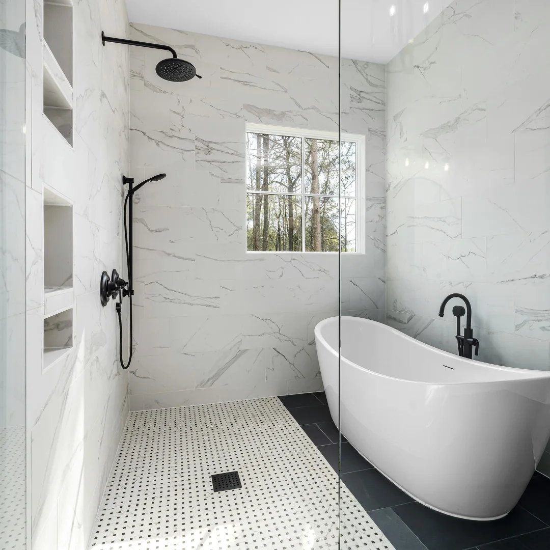 Bathroom grout restoration — Dubai Creek villa image